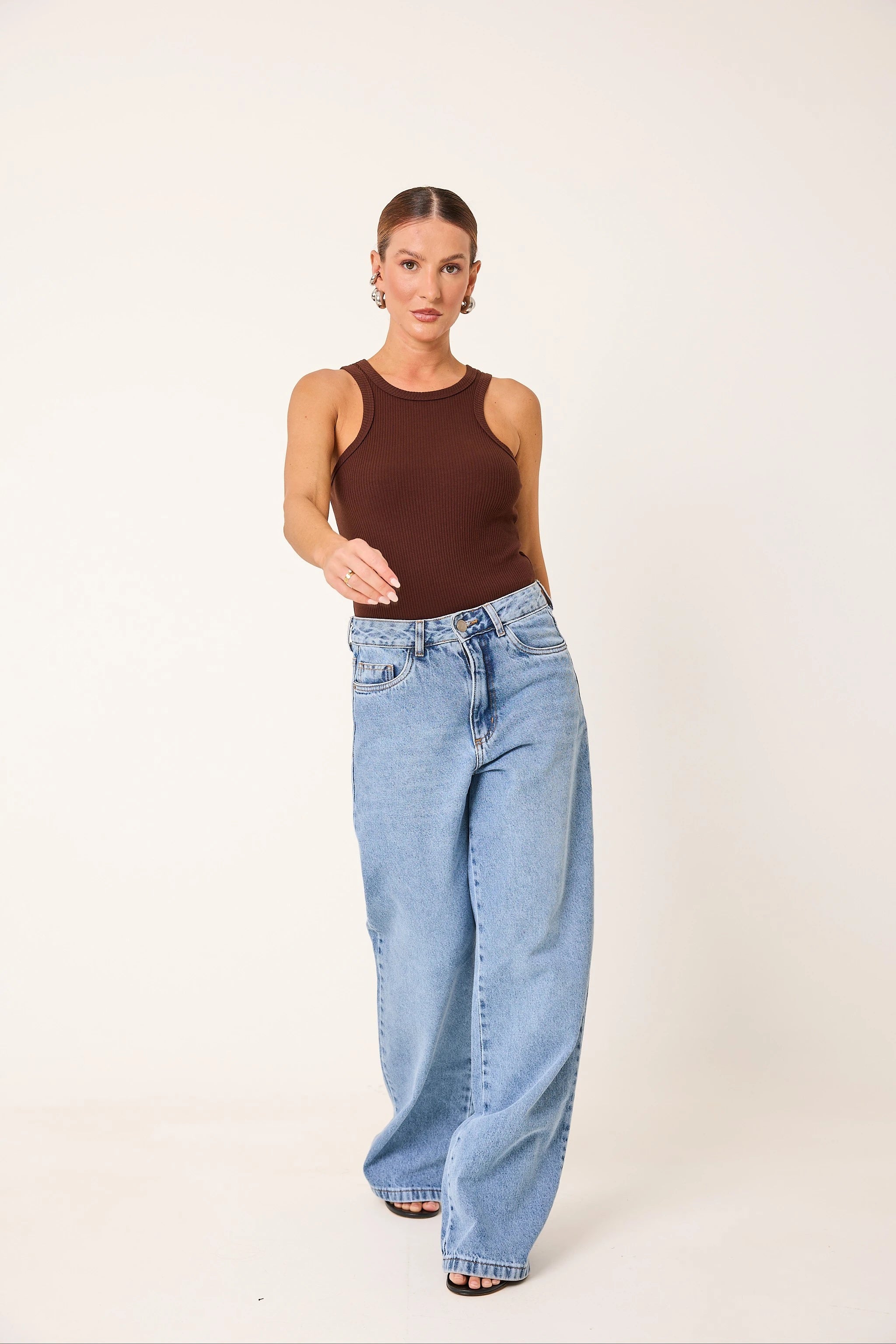 Kit 3 Regatas Essenciais em Algodão