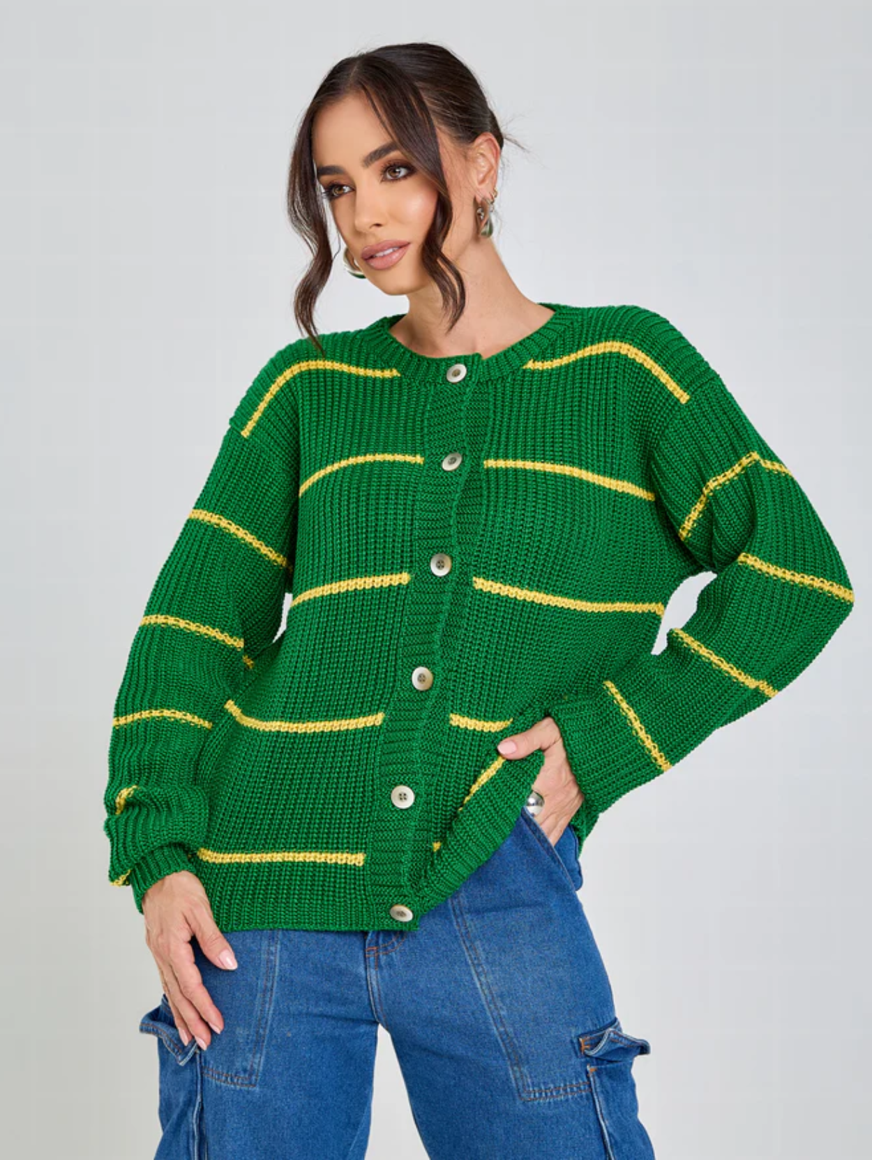 Cardigan Tricot Brasil