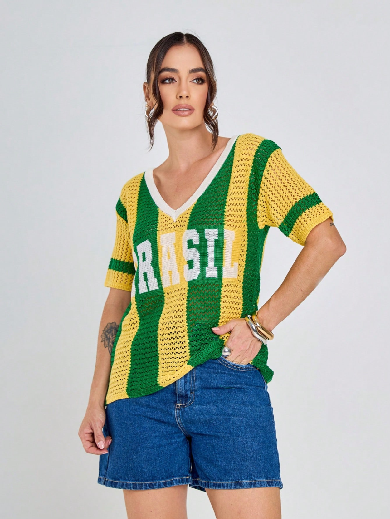 Camisa Tricot Brasil