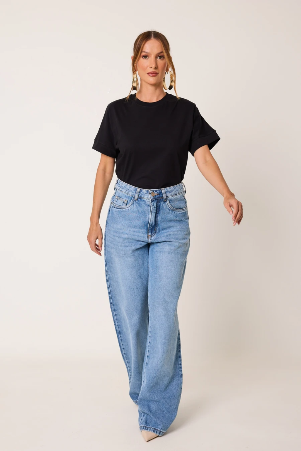 Kit 3 T-Shirts Essenciais em Algodão